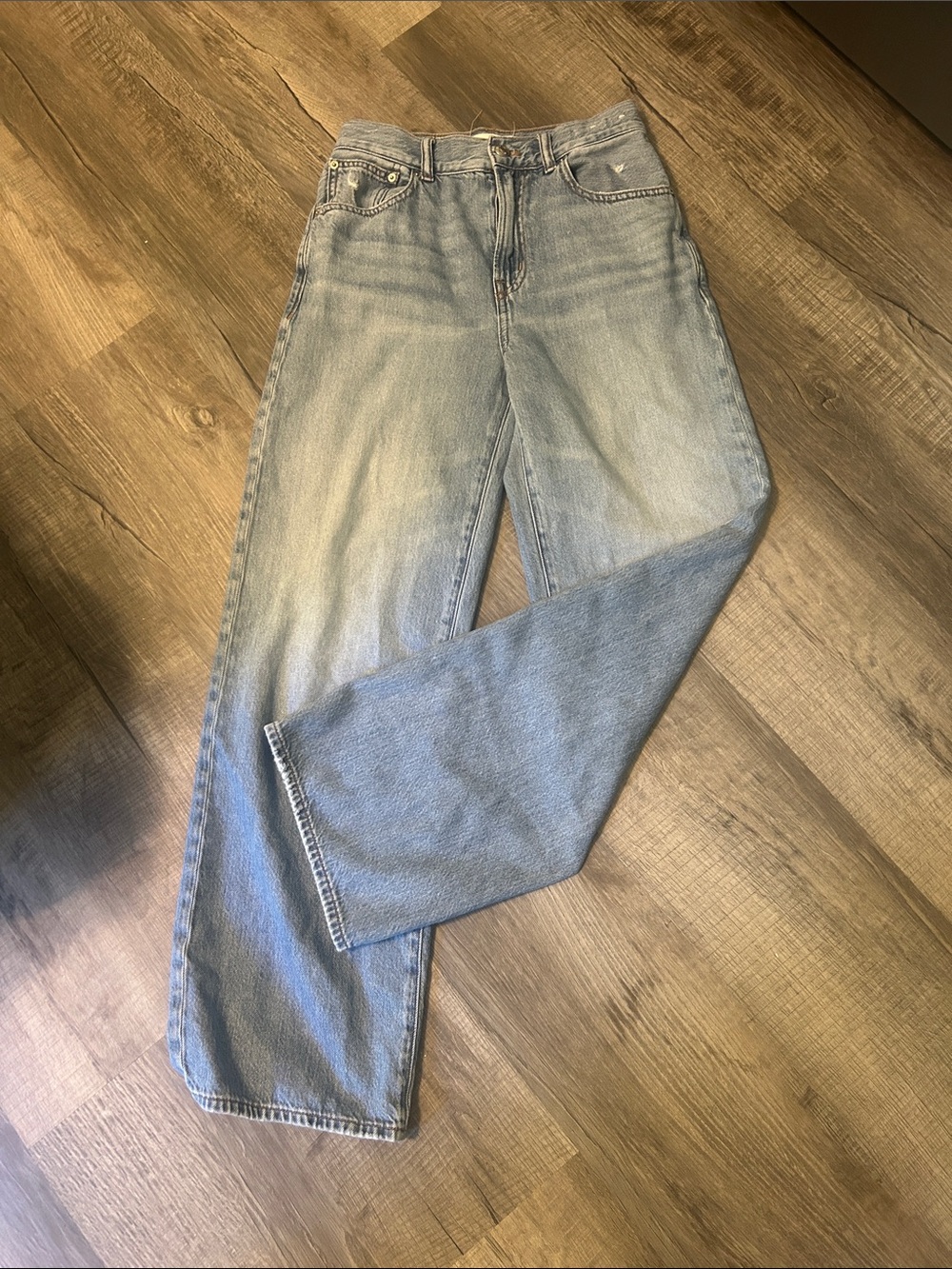 Madewell Light Blue Women's Wide-Leg Jeans